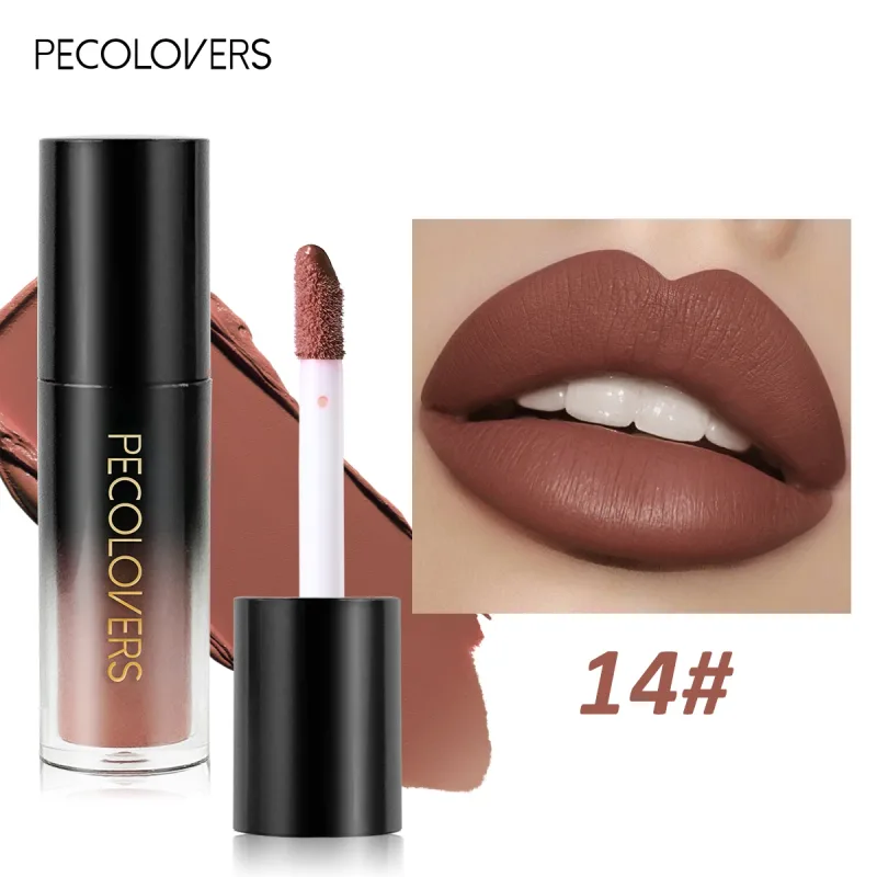 Πολλαπλών χρωμάτων Matte Velvet Lip Gloss Αδιάβροχο Αντικολλητικό Κύπελλο λείο κραγιόν για εφαρμογή υψηλής απόδοσης χρωμάτων