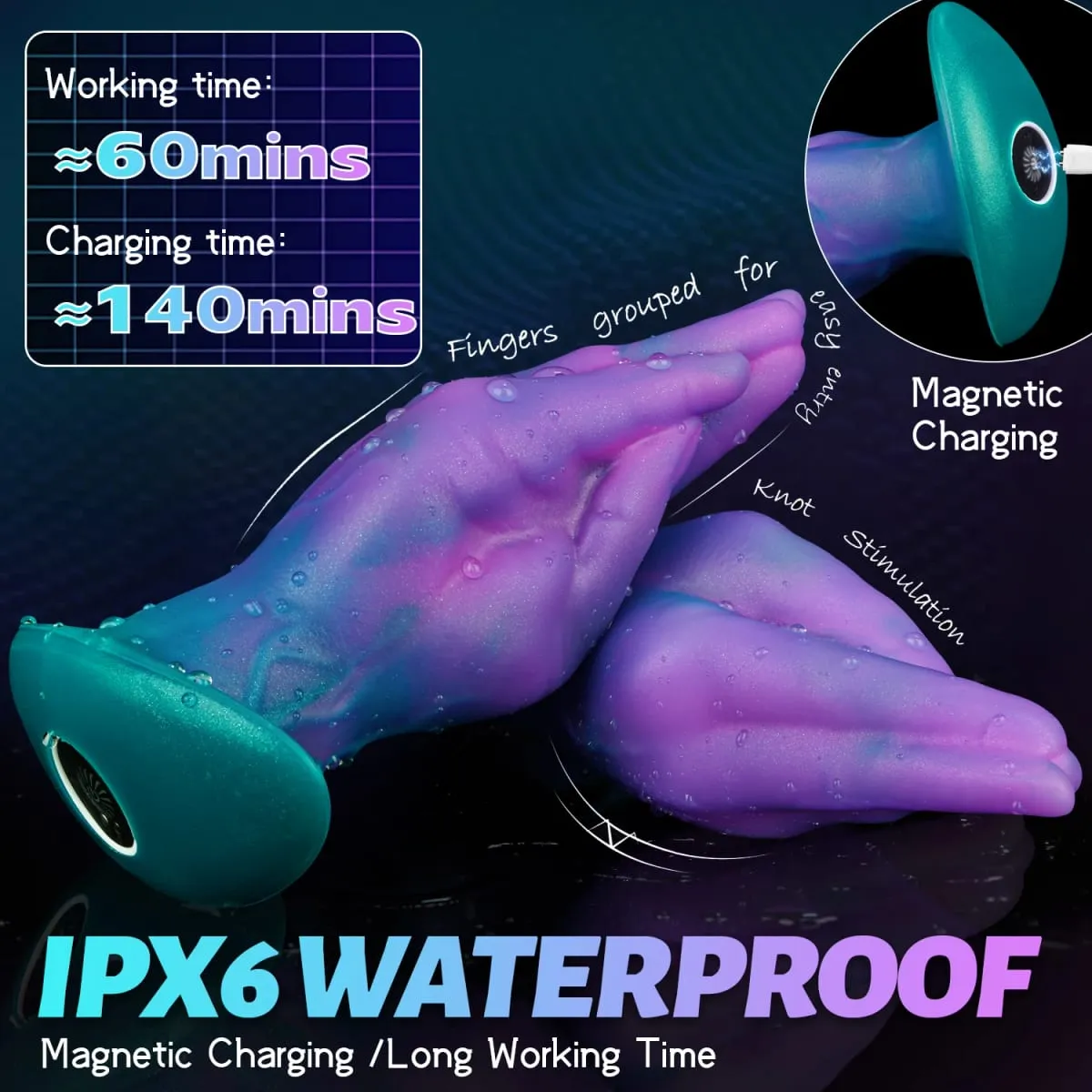 Realistic Fisting Vibrator Anal Plug Remote Control Dildo Thick Penis Vagina Butt Plug G-Spot Massage Adult Sex Toys Men Women