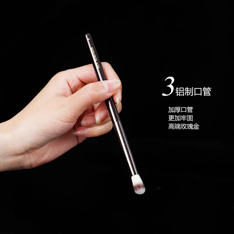 1 piece #4 Crease Makeup brushes Eye shadow Make up brush Highlighter exquisite Professional Cosmetic tool metal handle with box
