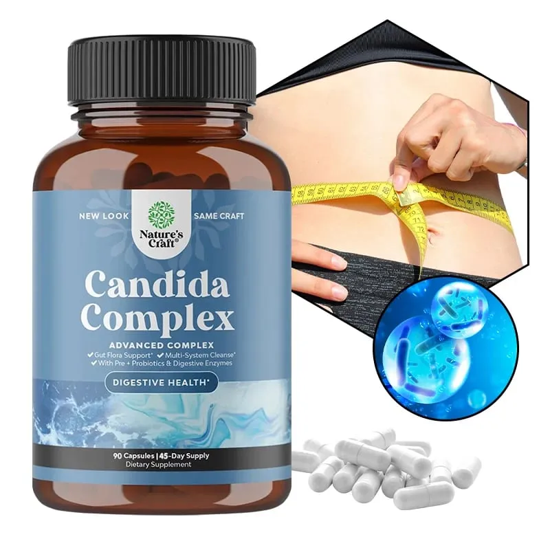Candida Complex – Probiotikumok és emésztőenzimek, természetes összetevők az emésztőrendszer egészségének és a bélflóra egyensúlyának támogatására