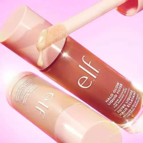 ELF Halo Glow Liquid Filter Liquid Foundation Complexion φαίνεται υγιής και πιο λαμπερή φύση κατάλληλη για διάφορους τύπους δέρματος