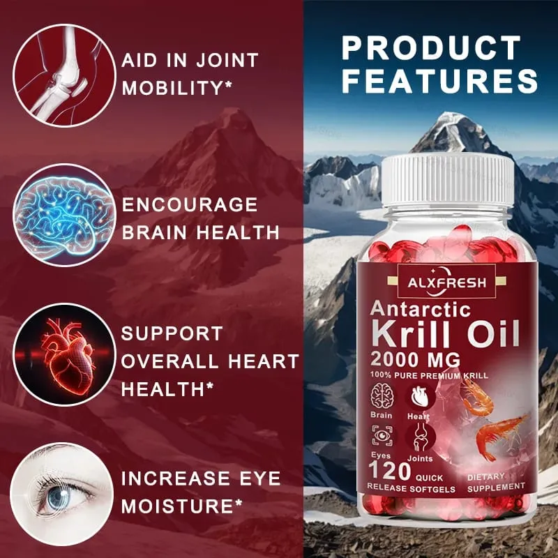 Κάψουλες Krill Oil Βελτιώνουν τη Διάθεση Χοληστερόλης Αντικαταθλιπτικά Επιδράσεις Καρδιαγγειακή Προστασία Εγκεφάλου Γνωστική Αντιφλεγμονώδη