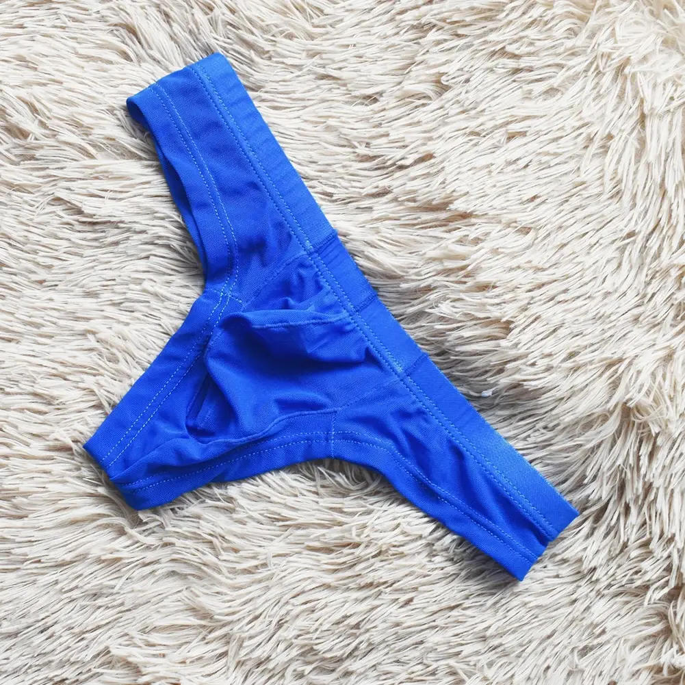 Men G Strings Transparent Mesh Low Waist Sissy Pouch Sexy Lingerie Ultra Hot Underwear For Man Japanese Thongs Men's Underpants