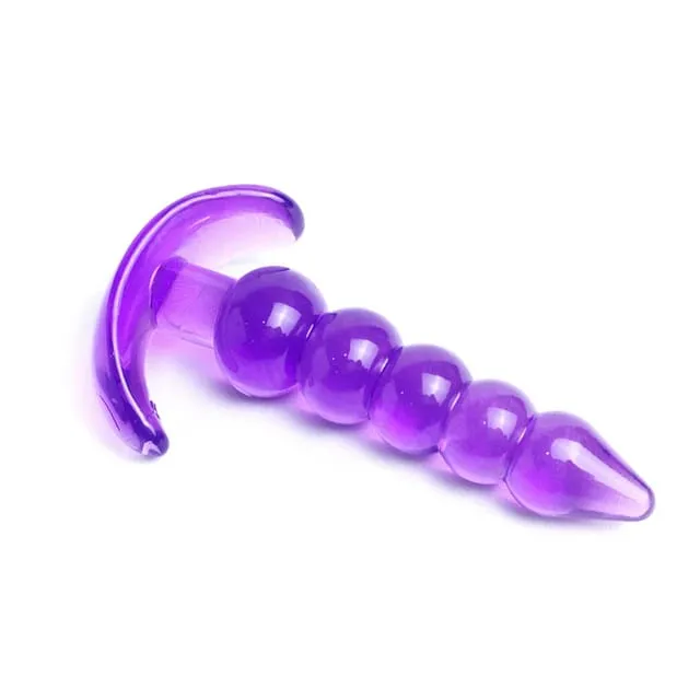 Πρωκτικές χάντρες Dildo μαλακές πρωκτικές βύσματα σιλικόνης Πισινό βύσμα μασάζ προστάτη Unisex Sexy Stopper Παιχνίδι σεξ ενηλίκων για άνδρες γυναίκες Παιχνίδια ενηλίκων