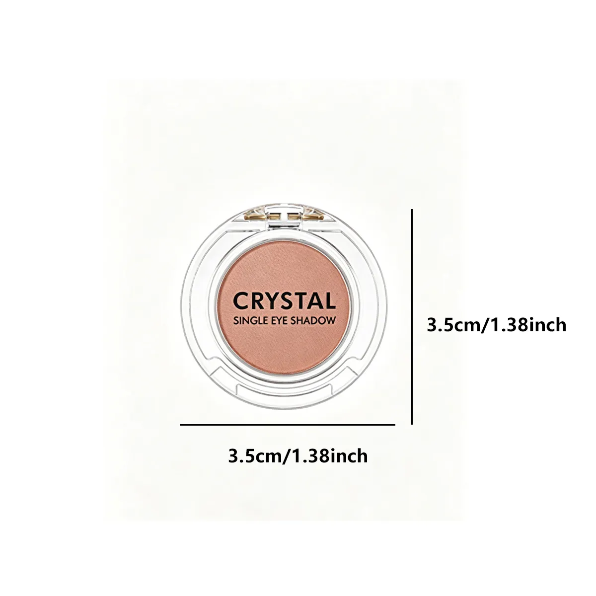 Crystal Single Eye Shadow Silky Smooth Szempúder Hosszantartó Szemfesték Építhető színű koreai kozmetikai koreai smink