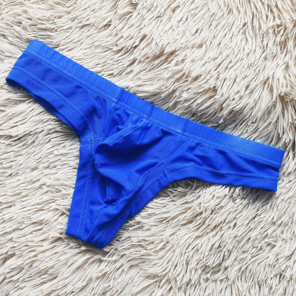 Men G Strings Transparent Mesh Low Waist Sissy Pouch Sexy Lingerie Ultra Hot Underwear For Man Japanese Thongs Men's Underpants