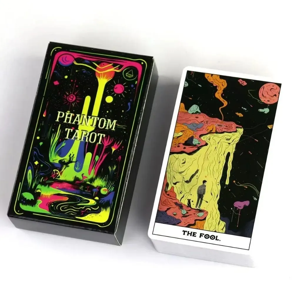 Phantom Tarot Deck 10,3*6cm 78 πολύχρωμες κάρτες Ταρώ βασισμένες στο σύστημα Rider Waite — image 6