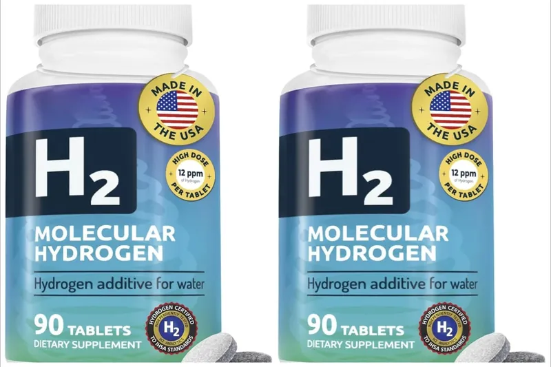 Molecular Hydrogen Tablets with Magnesium for Water Drink Muscle Relaxation Energy Metabolism Bone Health Support 90 Tablets