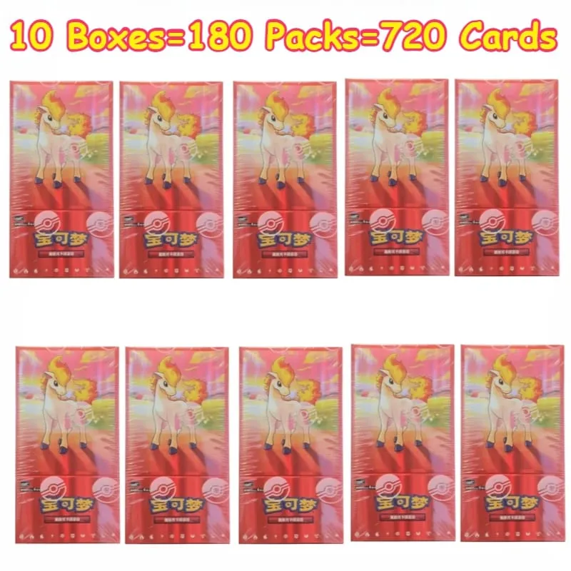 100%Original Pokemon 17.5 Eevee Booster Pack Gem Pack Vol1 2 3 4 5 Cards Pokemon PTCG Trading Gem Bag Cards Collected Toy Gift