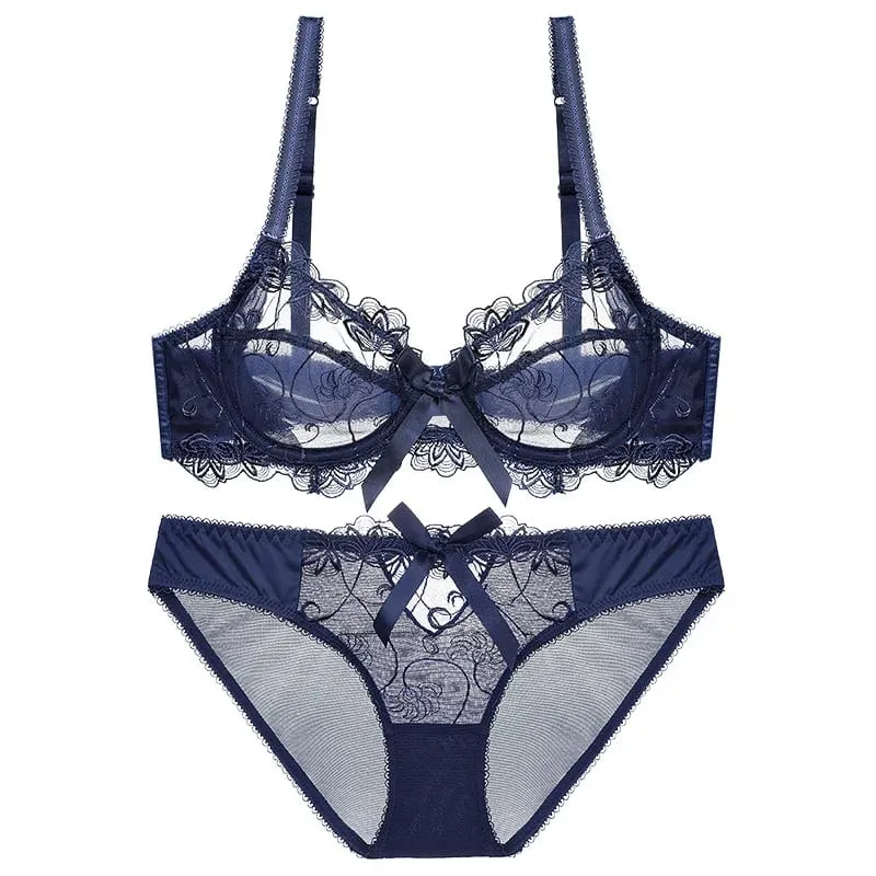 Διαφανές μη επενδυμένο Bralette για μικρά βυζιά Εξαιρετικά λεπτό ρυθμιζόμενο δαντελένιο σουτιέν Σέξι γυναικεία εσώρουχα Halterneck BANERDANNI