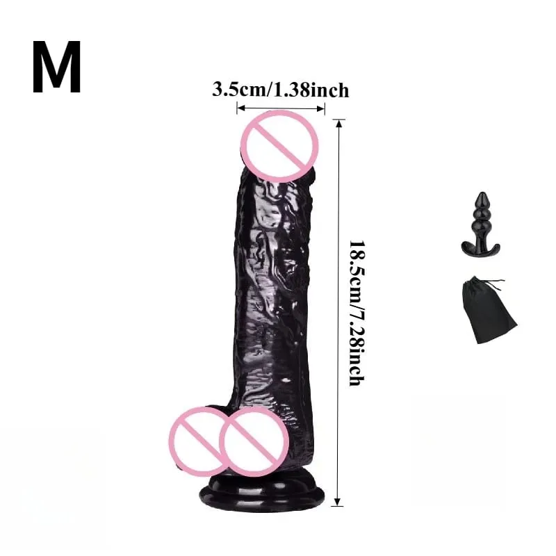 עמיד למים ריאליסטי שחור דילדו אוננות אנאלי הומו רך דגדגן נרתיק לעיסוי פין כוס יניקה זין צעצועי מין לנשים