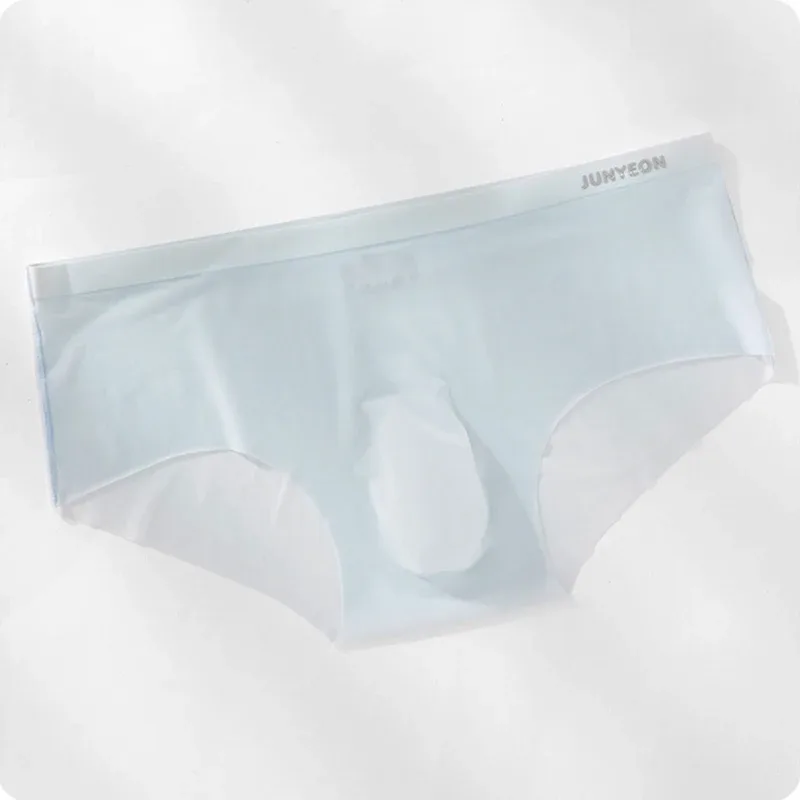 Sexy Men Briefs Undies Summer Seamless 3D Pouch Panties Ultra-thin And Light Breathable Underwear Quick Drying Underpants Slip