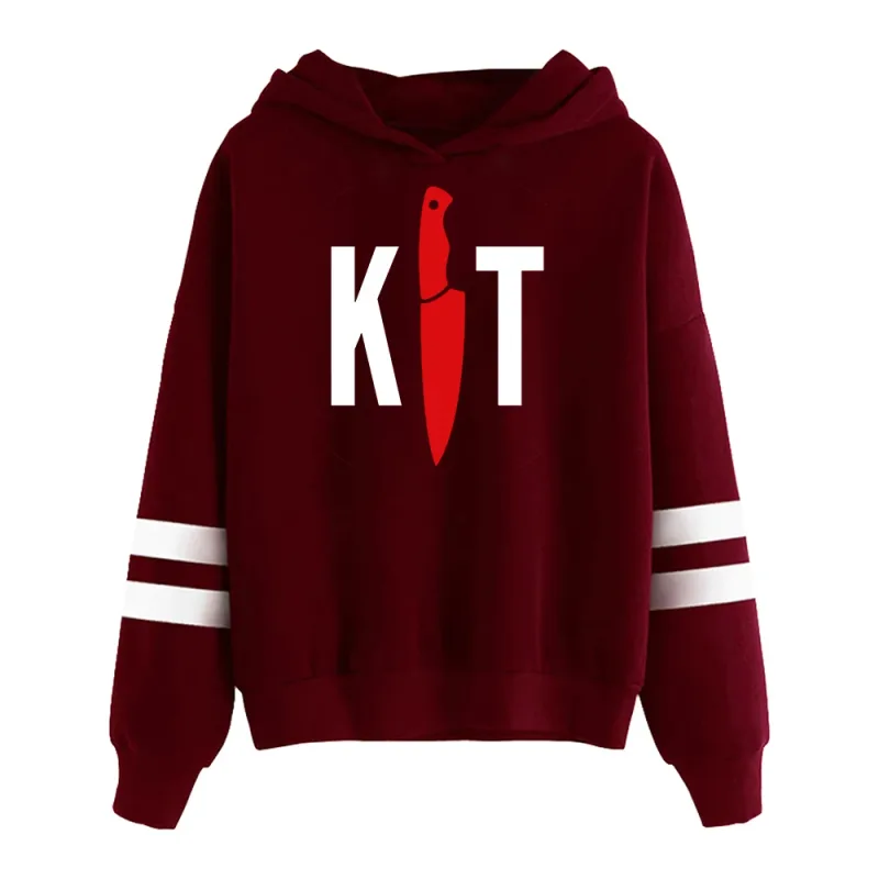 Bunuh Tony Merch Hoodie Uniseks Tanpa Poket Bar Selari Lengan Pakaian Jalanan Wanita Lelaki Berhoodie Sweatshirt Pakaian Lucu