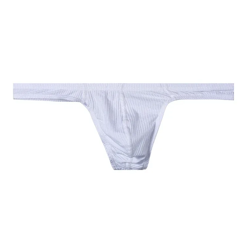Cotton Men's Big Pouch Thong Panties Men Cotton Sports Running Underwear Comfortable Seamless Male G-string Briefs