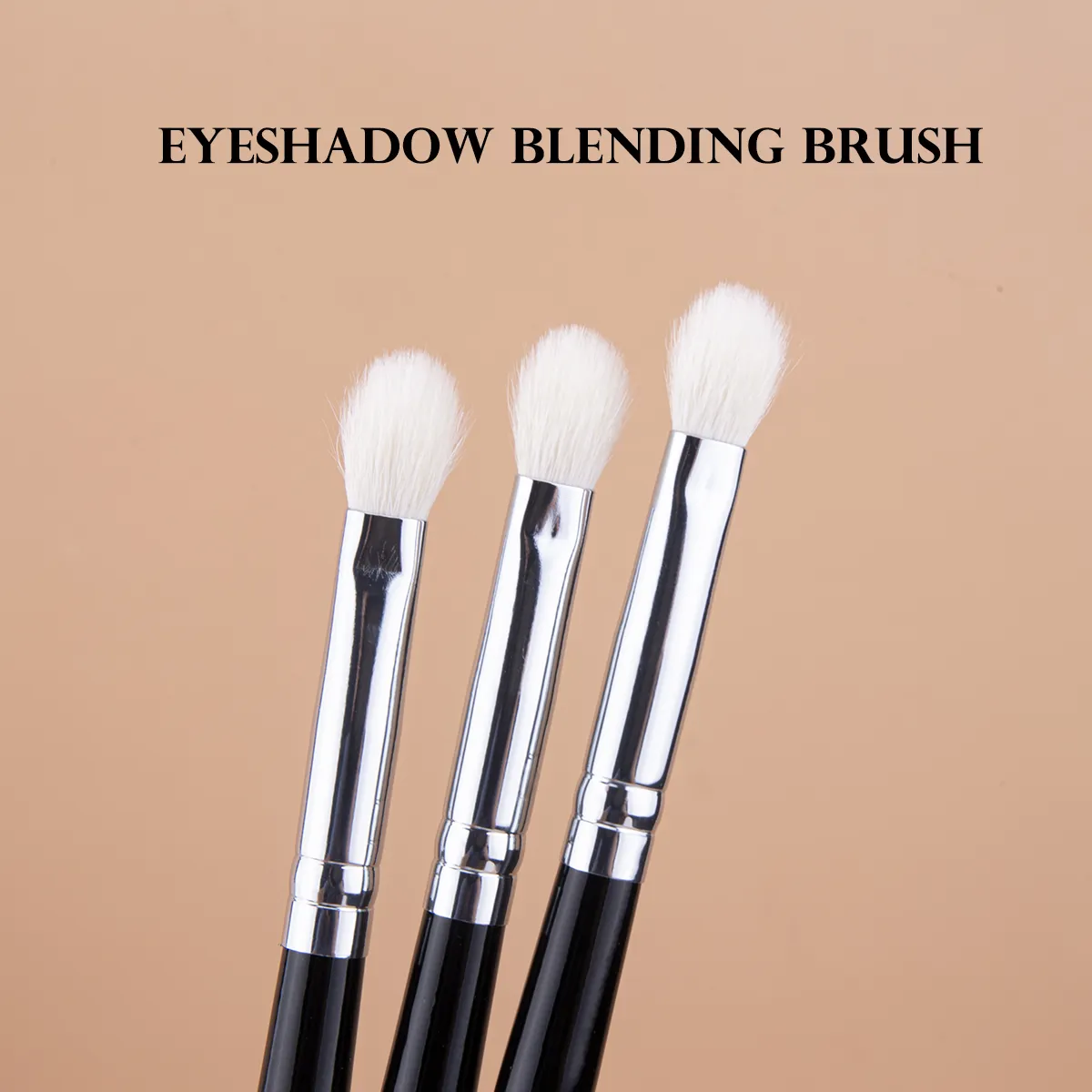 Kuas Eyeshadow Rias 100% Kuas Eyeshadow Rambut Kambing Kuas Rias Pencampur Birch Pro Alat Rias Pencampur Eye Shadow