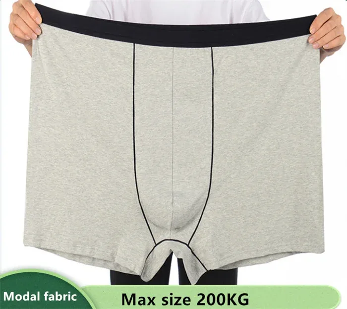 Man Underwear High Waist Cotton Loose 200KG Plus Size 10XL 12XL 13XL Boxers Male Elastic Oversized Red Blue Underpants Pantie