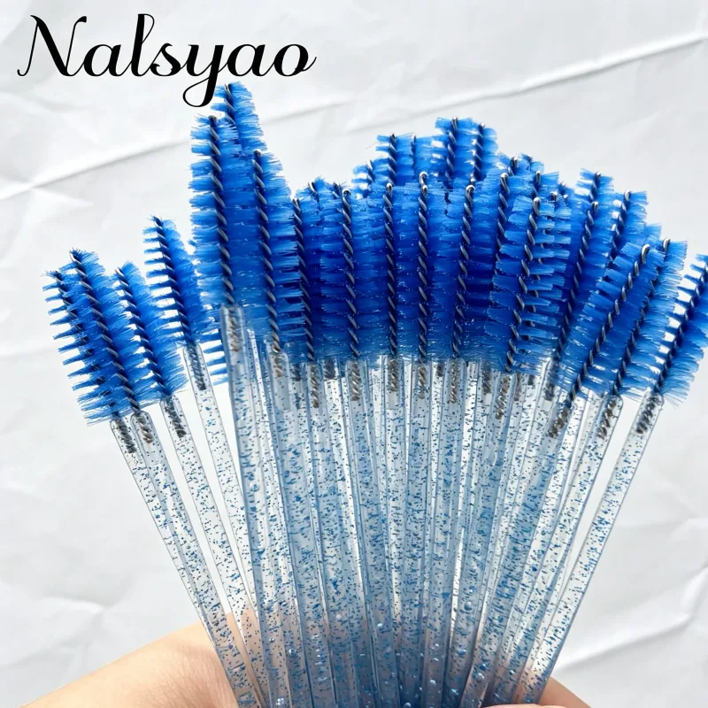 Grosir Kuas Bulu Mata Kuas Makeup 50 Buah Sisir Maskara Sekali Pakai Individu 6 Warna Tongkat Aplikator Alat Kuas Makeup Bulu Mata