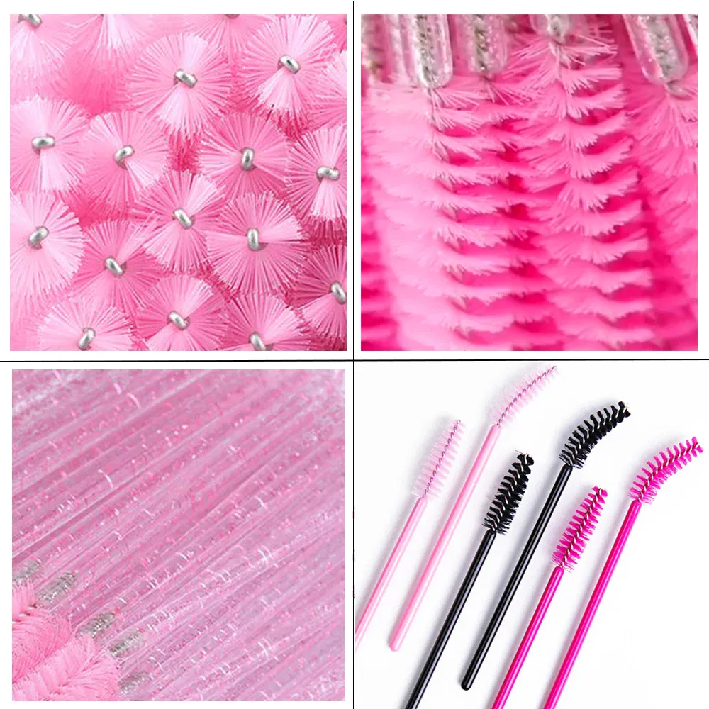 50/100/150 Stuks Wimper Borstels Concealer Lash Brush Spoolies Mascara Wands Applicator Voor Wimperverlenging Make-Up Set laukiss
