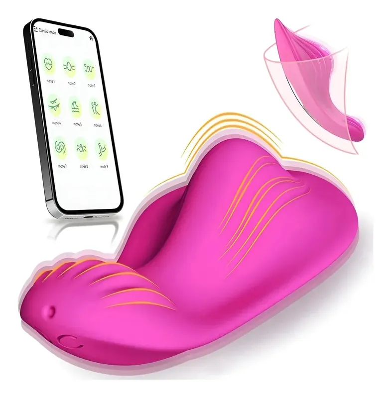 Hordható Bluetooth Bugyi Vibrátor Vagina Clitoris Stimulátor Masszírozó APP Control Hordható vibráló tojás szexjáték felnőtteknek