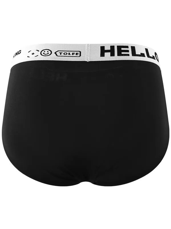 6-Pack Men's Polyester Briefs – Soft Stretch Cooling Comfort, Stylish Waistband, Multi-Size Options-Men's Underwear