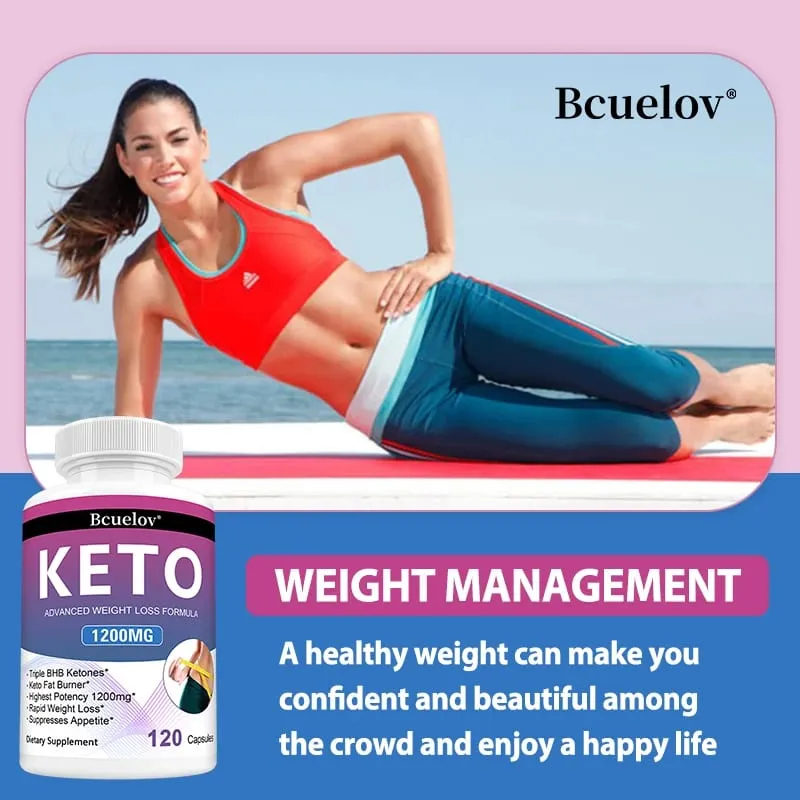 Advanced Keto Capsules Weight Management Metabolism Boost Appetite Control Energy Support Digestive Health Supplement