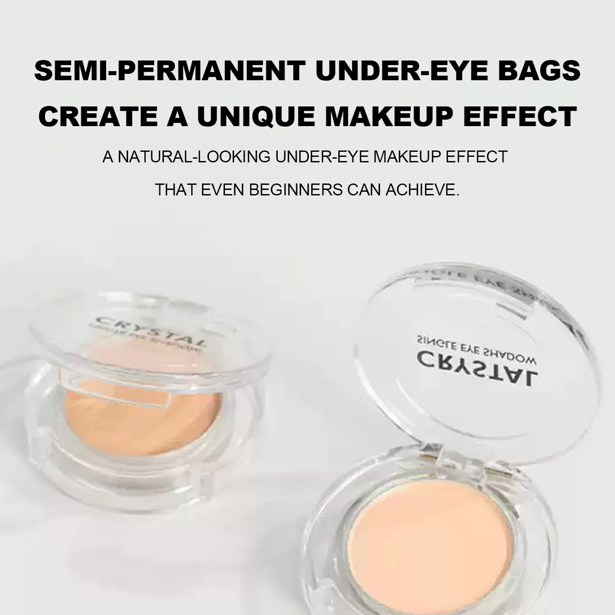 Crystal Single Eye Shadow Silky Smooth Szempúder Hosszantartó Szemfesték Építhető színű koreai kozmetikai koreai smink