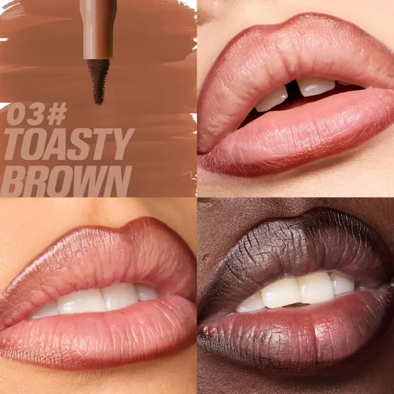 Lip Liner Long Lasting Αδιάβροχο Χρώμα μακράς διάρκειας με υψηλή χρωστική που δημιουργεί τρισδιάστατα πυκνά χείλη που καθορίζουν το μακιγιάζ