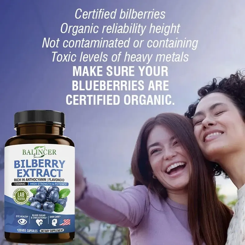 Bilberry Extract Supplements - Mayaman sa Antioxidants Itaguyod ang Kalusugan ng Paningin at Protektahan ang Mga Mata Itaguyod ang Kalusugan ng Utak