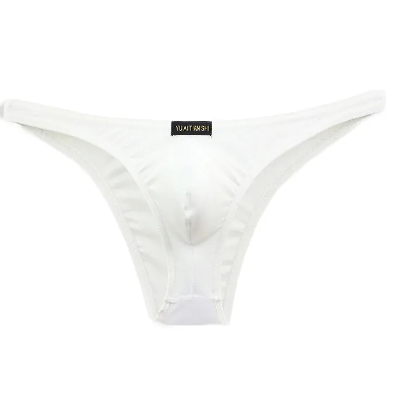 Sexy Underwear Men's Briefs Men Nylon Fashion Jockstrap Mini Briefs Bikini Low Waist Shinning Jockstrap Cueca Underpants