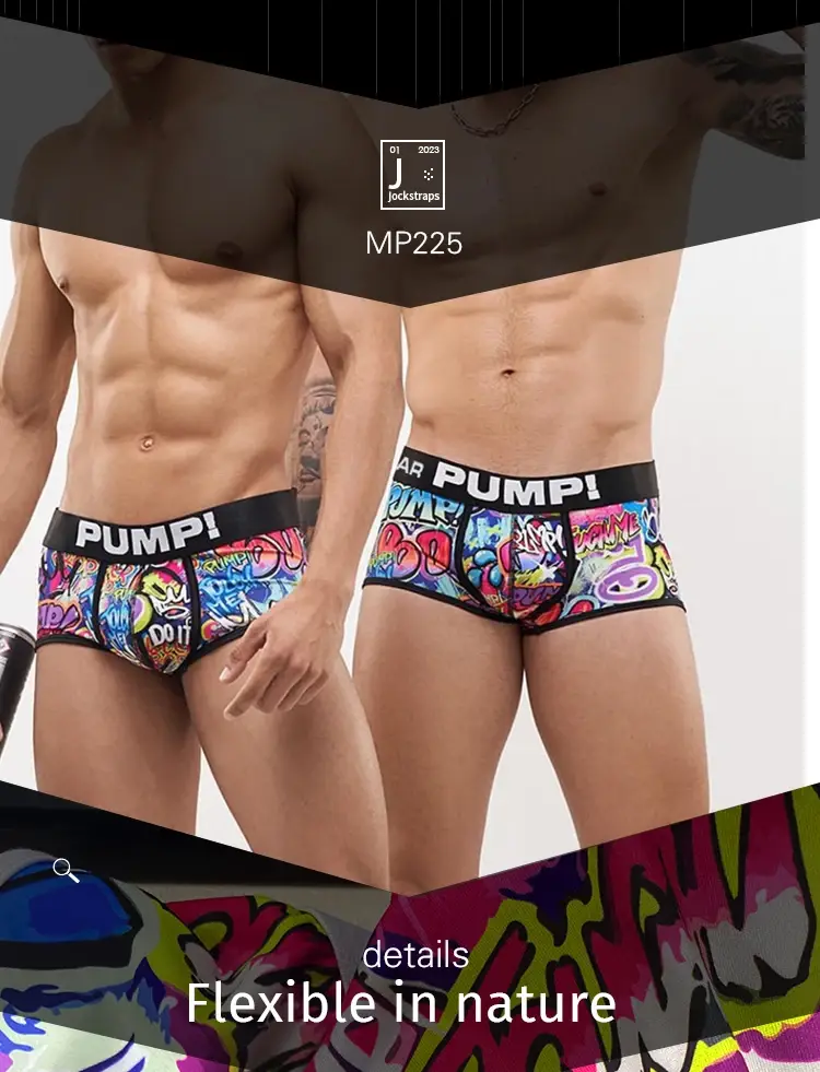 1PCS Men's Cotton Nylon Blend Boxer Briefs All-Over Graffiti Print Wide Elastic Waistband Non-Tight Fashion Sport Underwear