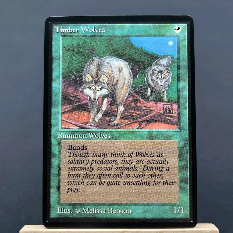 Κάρτες TCG για το σπίτι Παίξτε Proxy Natural Selection Timber Wolves the Mana Vault Mox Pearl