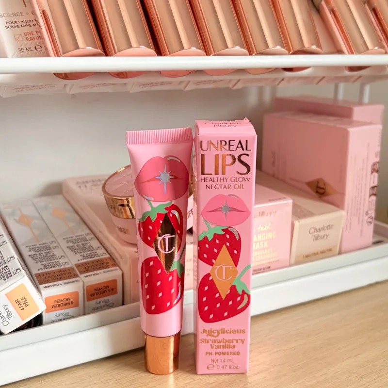 Πολυτελές CT Multicolored Water Light Lip Gloss Lasting Hydrating Lip Balm σε σχήμα καρδιάς Tip Lip Brush&Jelly Lip Gloss Makeup Gift