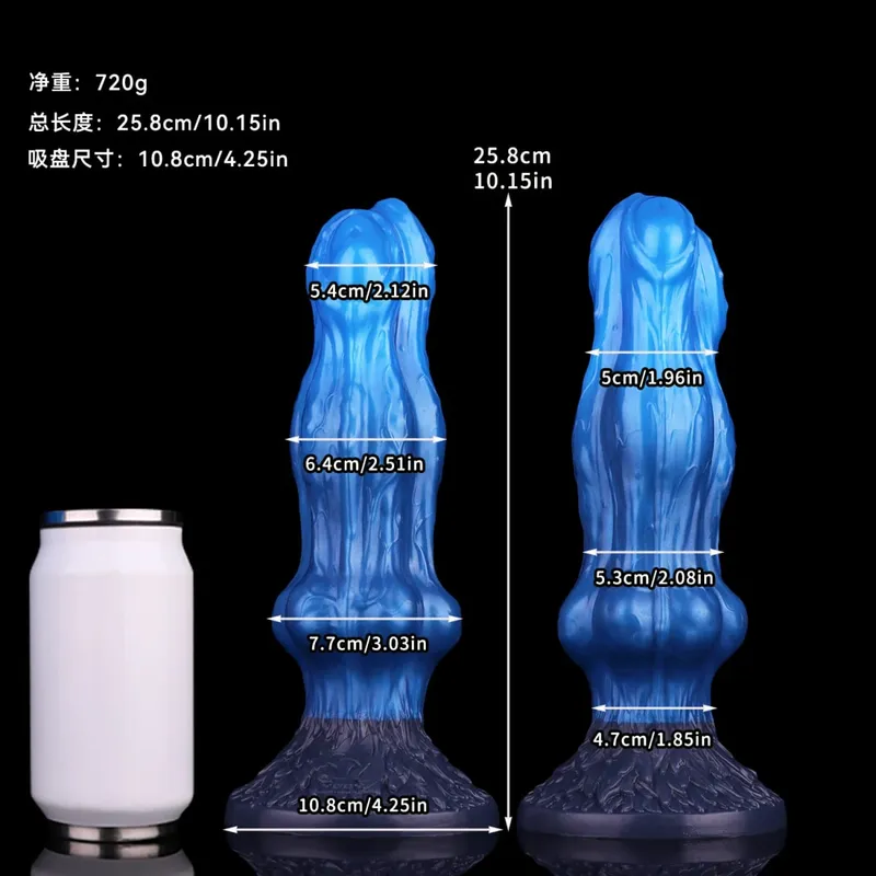 Monster Dragon Cock Πρωκτικό Dildos Διπλό Επίπεδο πέους Κολπικός Αυνανιστής Αυνανισμός Παιχνίδια σεξ σιλικόνης για ενήλικες γυναίκες Άνδρες που φλερτάρουν