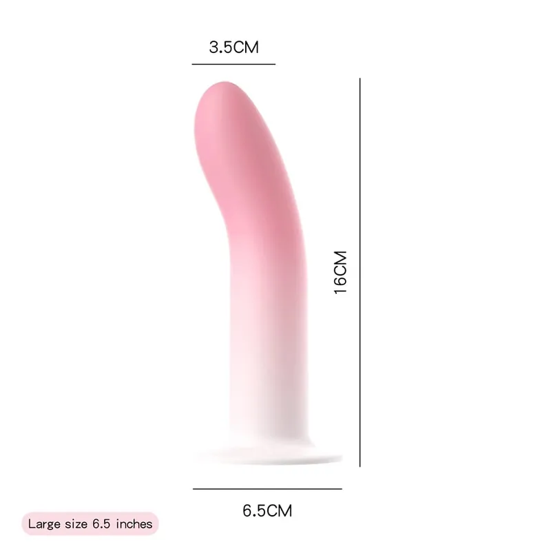 דילדו סיליקון נוזלי גמיש למתחילים G Spot כלי עיסוי אישי כוס יניקה פקק אנאלי לעיסוי פרוזטה צעצוע מין נשי