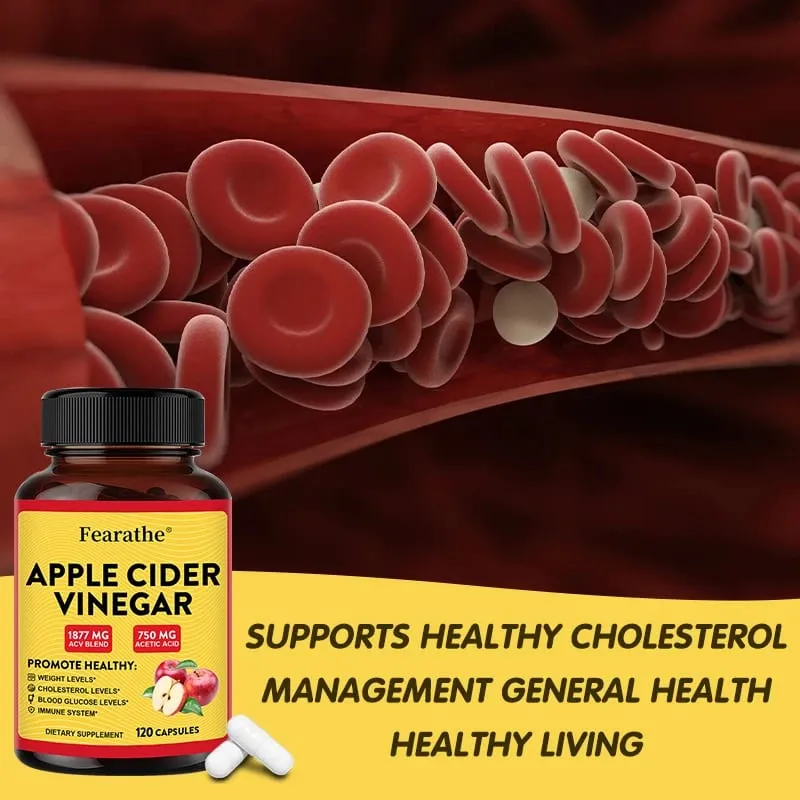 כמוסות חומץ תפוחים עם אבץ וויטמין D3 תומכות בבריאות מערכת העיכול החיסונית המטבולית וניהול הגוף היומי
