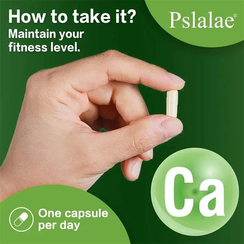 Calcium Supplement - Nagpo-promote ng Calcium Absorption Nagpapalakas ng Enerhiya Malakas na Buto Sinusuportahan ang Kalusugan ng Puso at Muscle Non-GMO