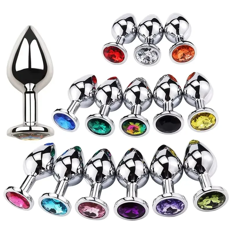 2026 Hot Sex Toy Metal Anal Plug Jewelry Base Beginner To Expert Butt Plug Adult Toy Tail Female/Male Dildos Couples Adults Game
