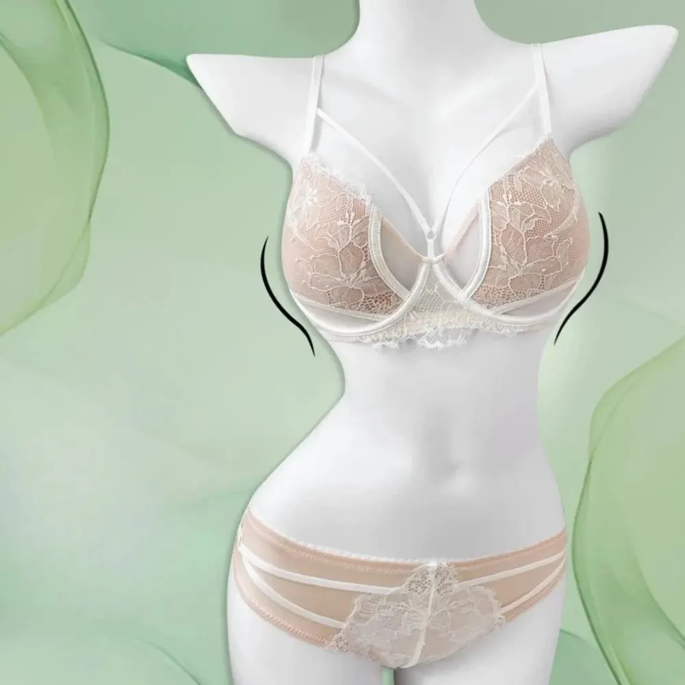 1. BANERDANNI סקסית Pure Desire חזיית סט מזער חזה גדול תמיכת Push Up Side אנטי צניחת הלבשה תחתונה נגד התרחבות חמה מכירה הטובה ביותר