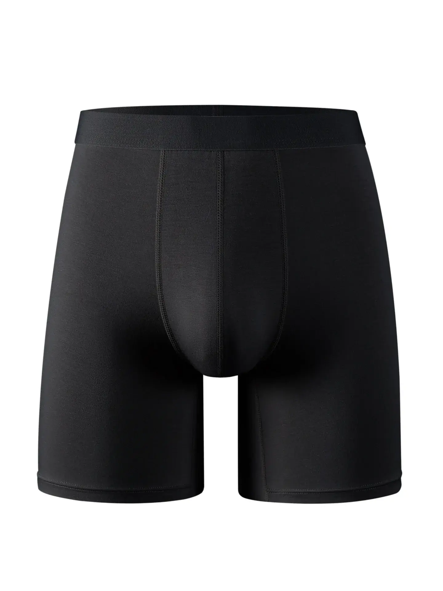 5pcs 95% Bamboo Fiber 5% Spandex Men's Length Long Leg Boxer Classic Design Comfortflex Waistband Underwear Man Sports 3256810241592595