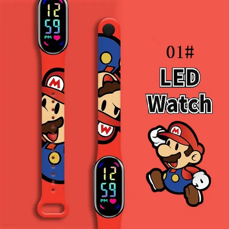 Παιδικό ρολόι LED Touch Control Ψηφιακό ρολόι λουράκι σιλικόνης Αδιάβροχο αθλητικό ρολόι χειρός για αγόρια κορίτσια Παιδικό δώρο γενεθλίων