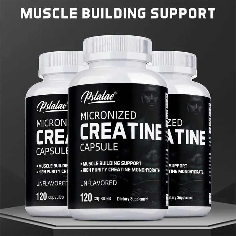 Creatine Monohydrate - Build Lean Muscle Improve Endurance and Overall Muscle Health Enhance Athletic Performance Non-GMOSupp