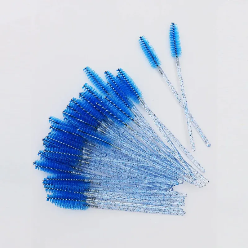 50Pcs Crystal Eyelashes Brush Comb Disposable Eye Lashes Extension Mascara Wands Makeup Professional Makeup Beauty Tool — image 6
