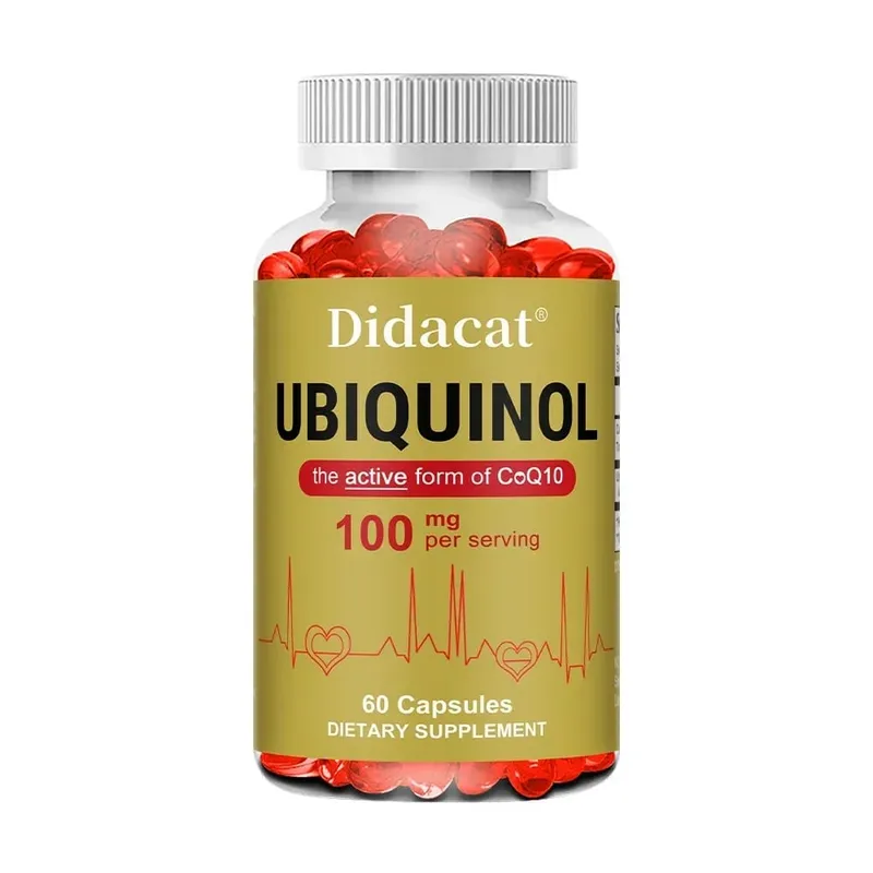 Ubiquinol CoQ10 φυτικές κάψουλες Αντιοξειδωτική υποστήριξη Κοινής κυτταρικής παραγωγής ενέργειας Καρδιά και καρδιαγγειακή υγεία