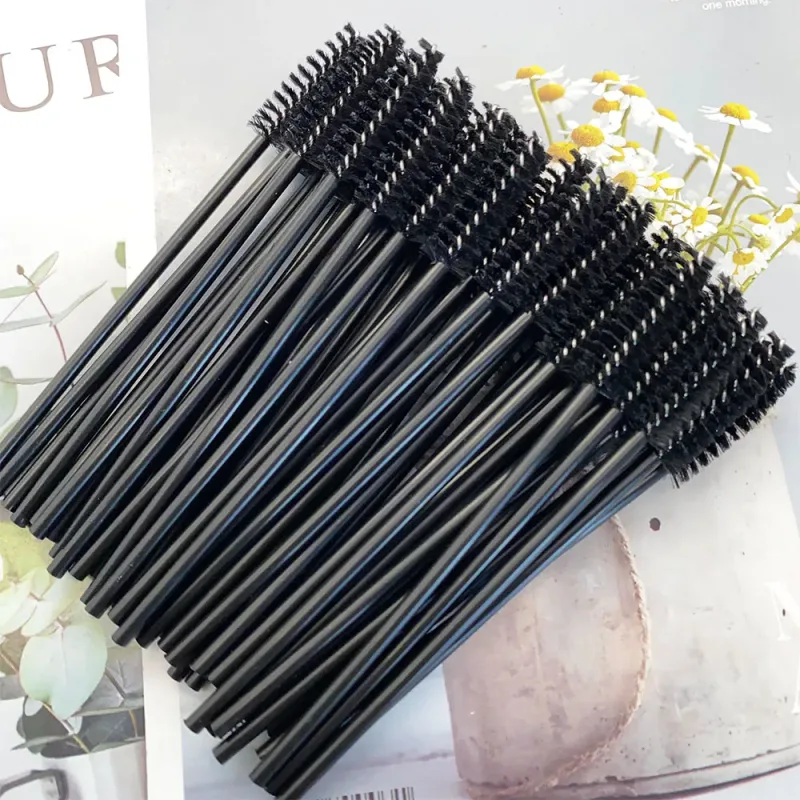 500 τμχ Mascara Wands Βούρτσες Βλεφαρίδων Μίας Χρήσης Eyelash Spoolies Applicator for Eyelash Extension Makeup Tool