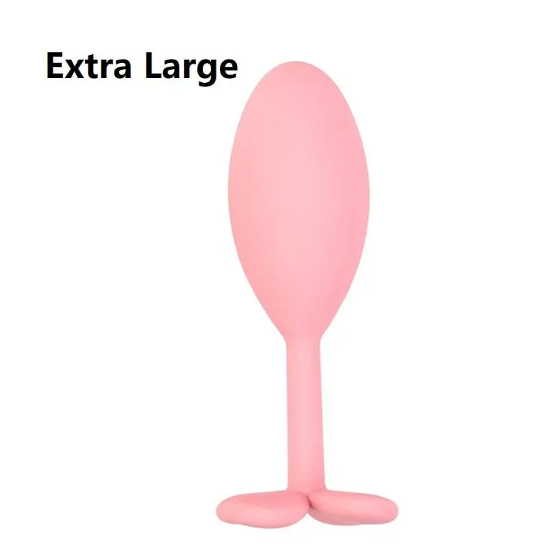 Silicone Anal Beads Butt Plug Set Mini Small Medium Large Anal Plug Four Leaf Clover Anal Trainer Sex Toy Men Women Gay