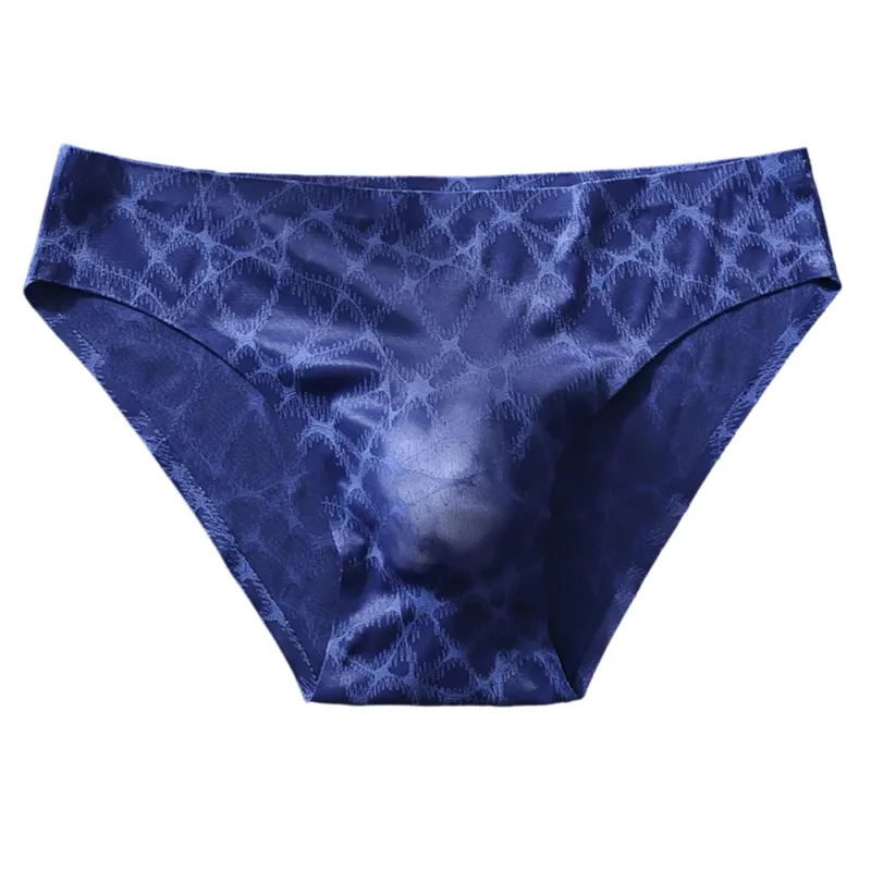 Letter Lace Transparent Men's Underwear Thin Mesh Hollow Out Sexy Male Briefs Medium Low Waist Sexy Triangle Shorts