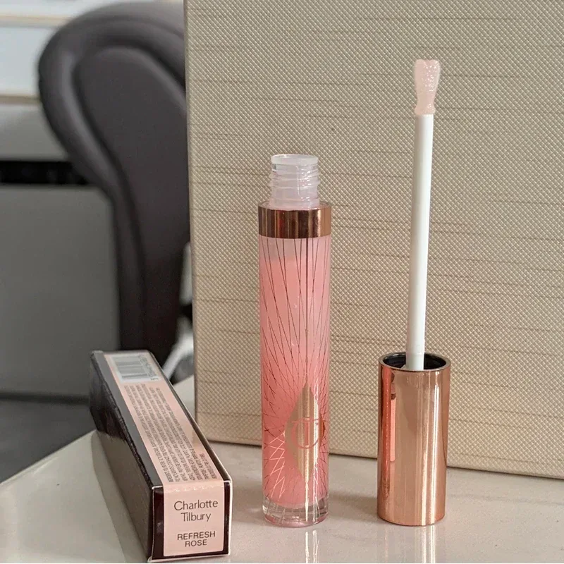 Πολυτελές CT Multicolored Water Light Lip Gloss Lasting Hydrating Lip Balm σε σχήμα καρδιάς Tip Lip Brush&Jelly Lip Gloss Makeup Gift