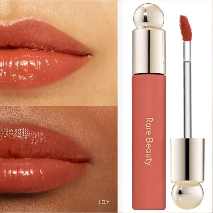 Rare Beauty Melting Cream Blush Makeup Matte Pearlescent Texture Glitter Blush Highlighter Bright Nourish Moisturize Lip Gloss