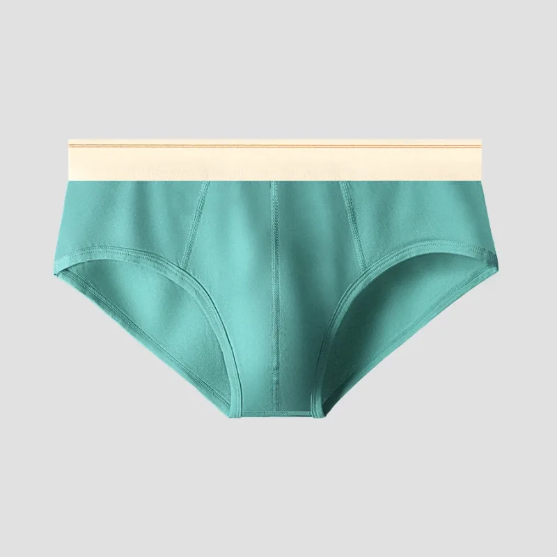 Men's pure cotton breathable and comfortable triangular underpants, mid-waist, skin-friendly and soft, teenagers' underpants 3256810188437944
