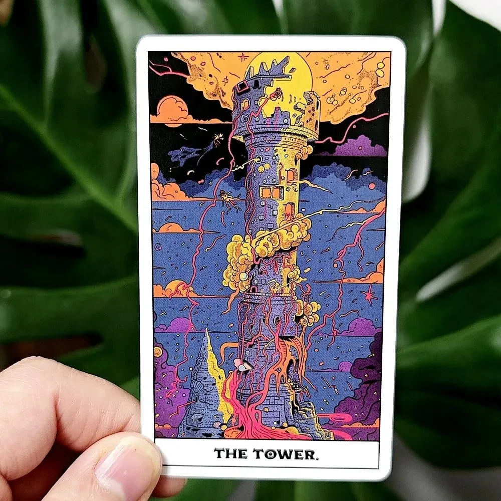 Phantom Tarot Deck 10,3*6cm 78 πολύχρωμες κάρτες Ταρώ βασισμένες στο σύστημα Rider Waite — image 5